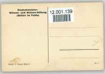 Der innere Feind Läuse AK Deutschmeister Witwen und Waisenstiftung Nr. 7 Militär Karikatur Künstlerkarte