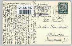Josephinenhütte - Schreiberhau - Berufe 1935 AK Glasbläser