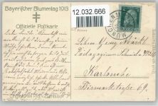 W8000 München Bayrischer Blumentag 1913 sign Zumbusch Blumentag Künstlerkarte
