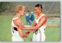 Bild Nr.45 Leichtathletik Zehnkampf - Tokio 1964 - Bildserie des Olympischen Sport Verlag , Sammelbild Olympiade