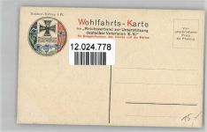 Wohlfahrts AK Dt. Veteranen Mackensen