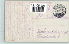 Underwood - Liebespaar beim Karten spielen AK Kartenspiel 1916 Künstlerkarte