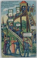 Parole Heimat Rutsche - Wenn der Hammel erst zur Höhe hinkt, dem alten Knochen schon die Heimat winkt - Reserve 1914