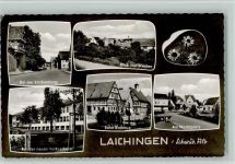 89150 W7903 Laichingen - Bei der Kirchenburg Blick von Westen Bei der neuen Volksschule Beim Rathaus Am Marktplatz Mehrfachaufnahme
