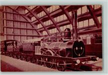 Die erste Lokomotive in 1835 AK Eisenbahnzug