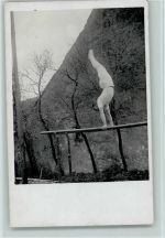 Am Barren turnen ca 1930 AK Turnen