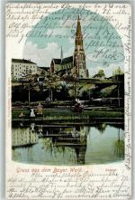 94227 W8372 Zwiesel 1904 Lithographie