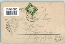 94227 W8372 Zwiesel 1904 Lithographie