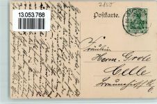 21614 W2150 Buxtehude 1910 - Sagengestalten und Hund AK