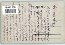 99898 O5803 Finsterbergen 1919 - Buddensieg Pension , Haus , Thür. Wandwinkel AK