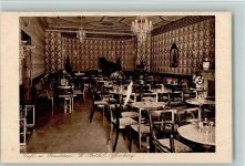 77652 W7600 Offenburg - Café Konditorei W. Strübel Innenaufnahme Gastraum