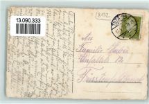 82327 W8132 Tutzing 1933 Gebrauchsspuren Villen Motiv AK