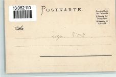 W2000 Hamburg Zool. Garten Eulenburg , Wasserfall Biese, K. 1898 Lithographie / Künstlerkarte