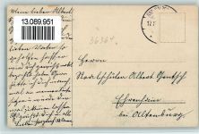 36364 W6427 Bad Salzschlirf 1916 Gebrauchsspuren Von der Villa Waldfried