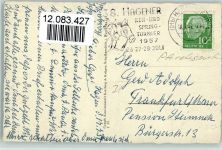 Stempel: 38. Hagener Reit- und Springturnier 1957 AK Hindernisreiten
