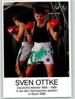 Sven Ottke - Original Autogramm Boxen