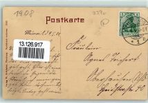 24937 W2390 Flensburg 1908 - Blick vom Bellevue