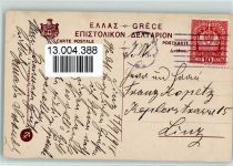 Griechenland - Mann mit Tracht und Gewehr Trachten Ausland 1919 Künstlerkarte