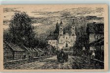 Pinsk 1916 Gebrauchsspuren Brestertstrasse