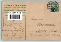 Pfingsten - Riesenkäfer und Zwerg mit einem Ketscher 1909 AK Maikäfer