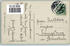 W5900 Siegen Oberes Schloss Holzrahmen 1910 Prägedruck