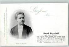 Warschau Warszawa Das grosse Jahrhundert Werbung Essers Seifenpulver Serie F Nr. 231 Raoul Koczalski Musiker