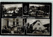 35083 W3552 Amönau - Pension Haus Seven Rückseite mit Kleberesten bzw Abschürfungen