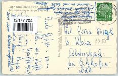 87645 W8959 Hohenschwangau - Weinstube Kainz Gastraum Kachelofen
