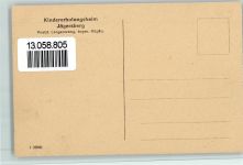 87538 W8975 Langenwang , Allgäu - Kindererholungsheim Jägersberg Kinder beim Rodeln