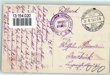 57810 Avricourt Deutsch 1915 - Feldpost Batterie Landw. Fussartl. Batl. Nr. 16