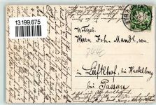 94315 W8440 Straubing 1908 - Ludwigsplatz Schlachthof Dreifaltigkeitssäule Alter Stadtturm
