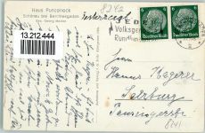 83471 W8240 Schönau a Königssee 1937 Foto AK Haus Punzeneck AK