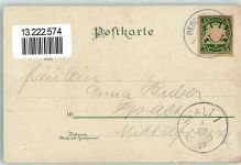 W8240 Berchtesgaden Vorläufer Druck 1890-1895 Flurkreuz / Marterl Lithographie