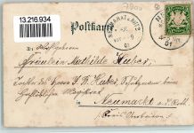 89231 W7910 Neu-Ulm Lithographie 1901 Ulm Neu-Ulm