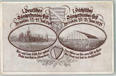 O8000 Dresden 1865-1925 AK Sängerfest 1925