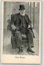 Paul Kruger AK Buren 1900 Gebrauchsspuren