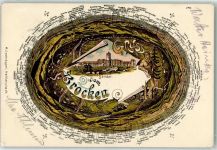 Brocken 1911 Lithographie