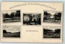 01936 O8291 Schmorkau b Königsbrück - Volkssportschule Turner Vereins-Stube Klavier Landpost