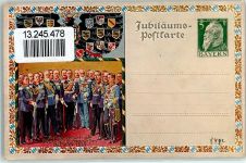 93309 W8420 Kelheim - Zusammenkunft d. deutschen Bundesfürsten Befreiungshalle Adler 1913
