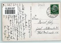 73635 W7062 Rudersberg , Württ 1938 - Zumhof, Schule AK