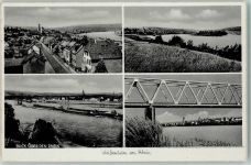 56575 W5452 Weißenthurm , Rhein - Blick über den Rhein