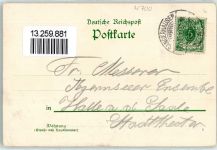 06526 O4700 Sangerhausen 1900 Lithographie Kreishaus Ulrichsplatz Kirche u. Kriegerdenkmal Marienkirche Markt u. Jacobikirche