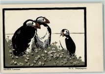 Friedrich Lissmann Seepapagei Hanseatischer Kunstverlag Nr. 5 AK Künstler