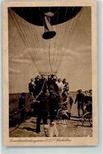 Zwischenlandung eines D.L.V. Freiballons Ballon