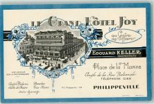 Philippeville KEINE AK Le Grand Hotel Joy Edouard Keller Place de la Marine