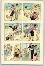 Comic Hund und Ball Fotoapparat Verlag B.K.W. I 295-4 Gareis, F. Künstlerkarte