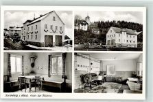 94259 W8378 Kirchberg i. Wald - Haus der Bäuerin Stube Arbeitskeller VW-Käfer