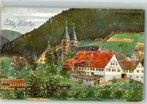 72270 W7292 Klosterreichenbach 1908 Künstlerkarte Gasthaus Sonne-Post