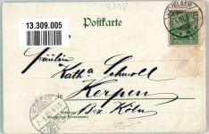 47623 W4178 Kevelaer 1901 Lithographie Gnaden-Kapelle Kroaten-Kreuz Kapellenplatz