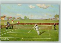 Tucks Serie Lawntennisspieler 578, sehr gute Erhaltung AK Tennis
